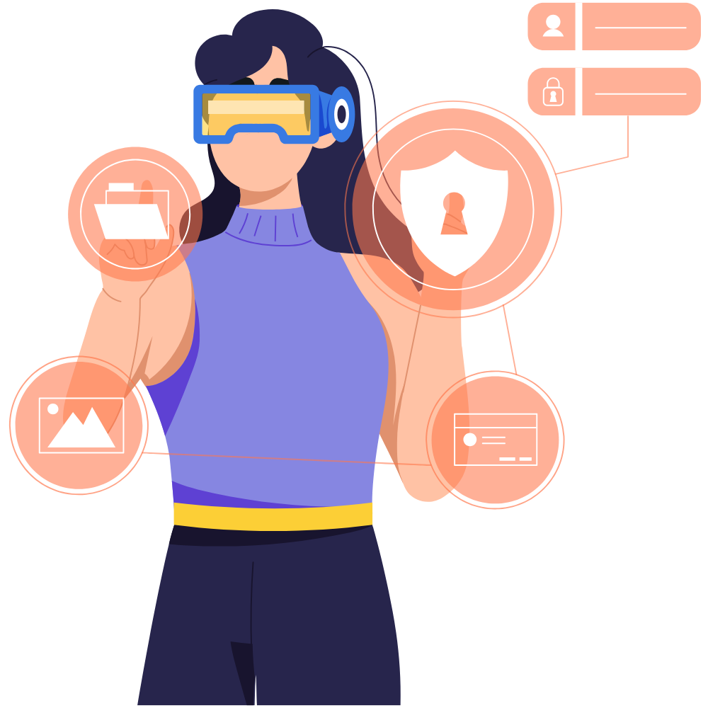 Visual of cybersecurity expert mapping external risks for SMBs